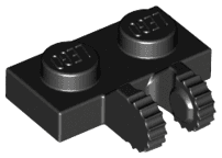 Hinge Plate 1 x 2 Locking with 2 Fingers on Side