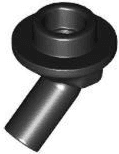 Bar 1L with Angled Hollow Stud