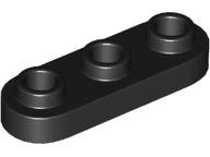 Plate, Round 1 x 3 with Open Studs