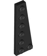 Wedge, Plate 6 x 2 Right