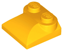 Slope, Curved 2 x 2 x 2/3 with 2 Studs and Curved Sides