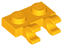 Plate, Modified 1 x 2 with 2 Open O Clips (Horizontal Grip)