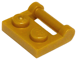 Plate, Modified 1 x 2 with Bar Handle on Side - Closed Ends
