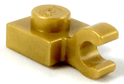 Plate, Modified 1 x 1 with Open O Clip (Horizontal Grip)
