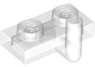 Plate, Modified 1 x 2 with Bar Arm Up (Horizontal Arm 5mm)