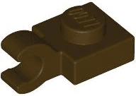 Plate, Modified 1 x 1 with Open O Clip (Horizontal Grip)