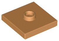 Plate, Modified 2 x 2 with Groove and 1 Stud in Center (Jumper)