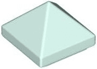 Slope 45 1 x 1 x 2/3 Quadruple Convex Pyramid
