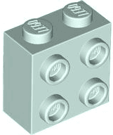 Brick, Modified 1 x 2 x 1 2/3 with Studs on Side