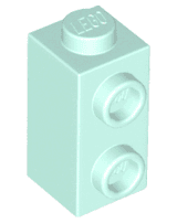 Brick, Modified 1 x 1 x 1 2/3 with Studs on Side