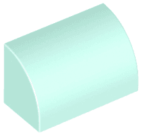 Slope, Curved 1 x 2 with Bottom Stud Holder
