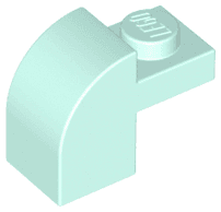 Slope, Curved 2 x 1 x 1 1/3 with Recessed Stud