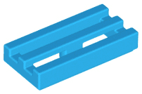Tile, Modified 1 x 2 Grille with Bottom Groove