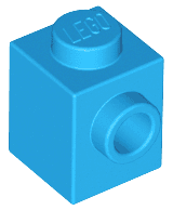 Brick, Modified 1 x 1 with Stud on Side