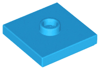 Plate, Modified 2 x 2 with Groove and 1 Stud in Center (Jumper)