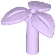Plant Stem with Bar, 3 Leaves, and Small Pin Hole