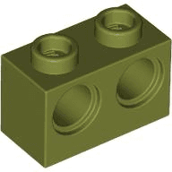 Technic, Brick 1 x 2 with Holes