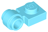 Plate, Modified 1 x 1 with Light Attachment - Thick Ring