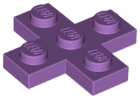 Plate, Modified 3 x 3 Cross