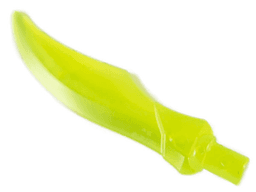Minifigure, Weapon Sword Curved Blade with Bar