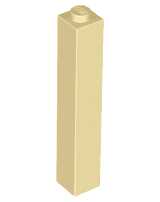 Brick 1 x 1 x 5 - Solid Stud