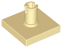 Tile, Modified 2 x 2 with Pin