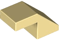 Slope 45 2 x 1 with Cutout without Stud