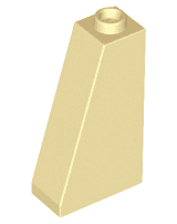 Slope 75 2 x 1 x 3 - Hollow Stud