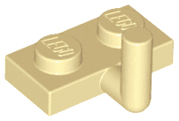 Plate, Modified 1 x 2 with Bar Arm Up (Horizontal Arm 5mm)