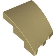 Wedge 3 x 2 Left No Studs