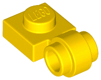 Plate, Modified 1 x 1 with Light Attachment - Thick Ring