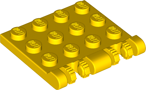 Hinge Plate 3 x 4 Locking Dual 2 Fingers