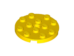 Plate, Round 4 x 4 with Hole