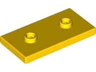 Plate, Modified 2 x 4 with 2 Studs (Double Jumper)