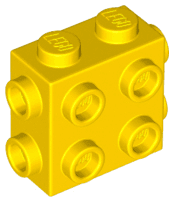 Brick, Modified 1 x 2 x 1 2/3 with Studs on Side and Ends