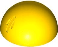 Cylinder Hemisphere 5 x 5 with 2 Axle Holes