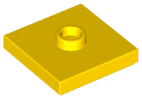 Plate, Modified 2 x 2 with Groove and 1 Stud in Center (Jumper)