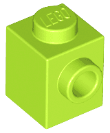 Brick, Modified 1 x 1 with Stud on Side