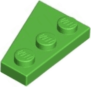 Wedge, Plate 3 x 2 Right