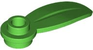 Plant Plate, Round 1 x 1 with Rounded Leaf