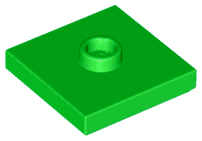 Plate, Modified 2 x 2 with Groove and 1 Stud in Center (Jumper)