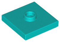 Plate, Modified 2 x 2 with Groove and 1 Stud in Center (Jumper)