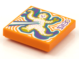 Tile 2 x 2 with BeatBit Album Cover - Ghost Zapping Pattern