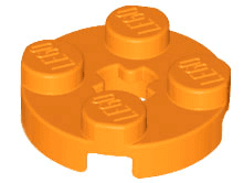 Plate, Round 2 x 2 with Axle Hole