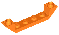 Slope, Inverted 45 6 x 1 Double with 1 x 4 Cutout