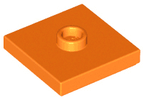 Plate, Modified 2 x 2 with Groove and 1 Stud in Center (Jumper)