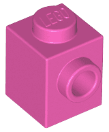 Brick, Modified 1 x 1 with Stud on Side