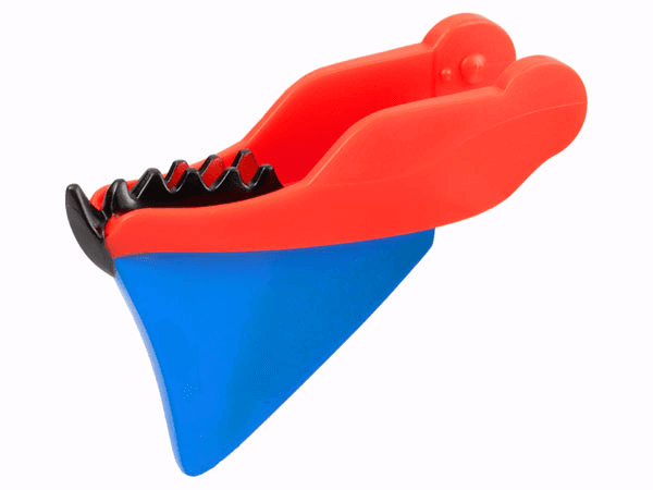 Dragon Head (Avatar Toruk) Jaw Lower with Blue Crest and Black Teeth Pattern