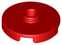 Tile, Round 2 x 2 with Open Stud