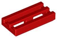 Tile, Modified 1 x 2 Grille with Bottom Groove